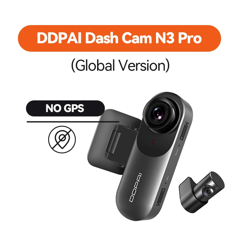 Appareil d’Enregistrement Auto 2.5K - DDPAI Mola N3 Pro.