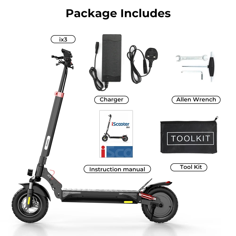 Trottinette électrique pour adulte - iScooter iX3.
