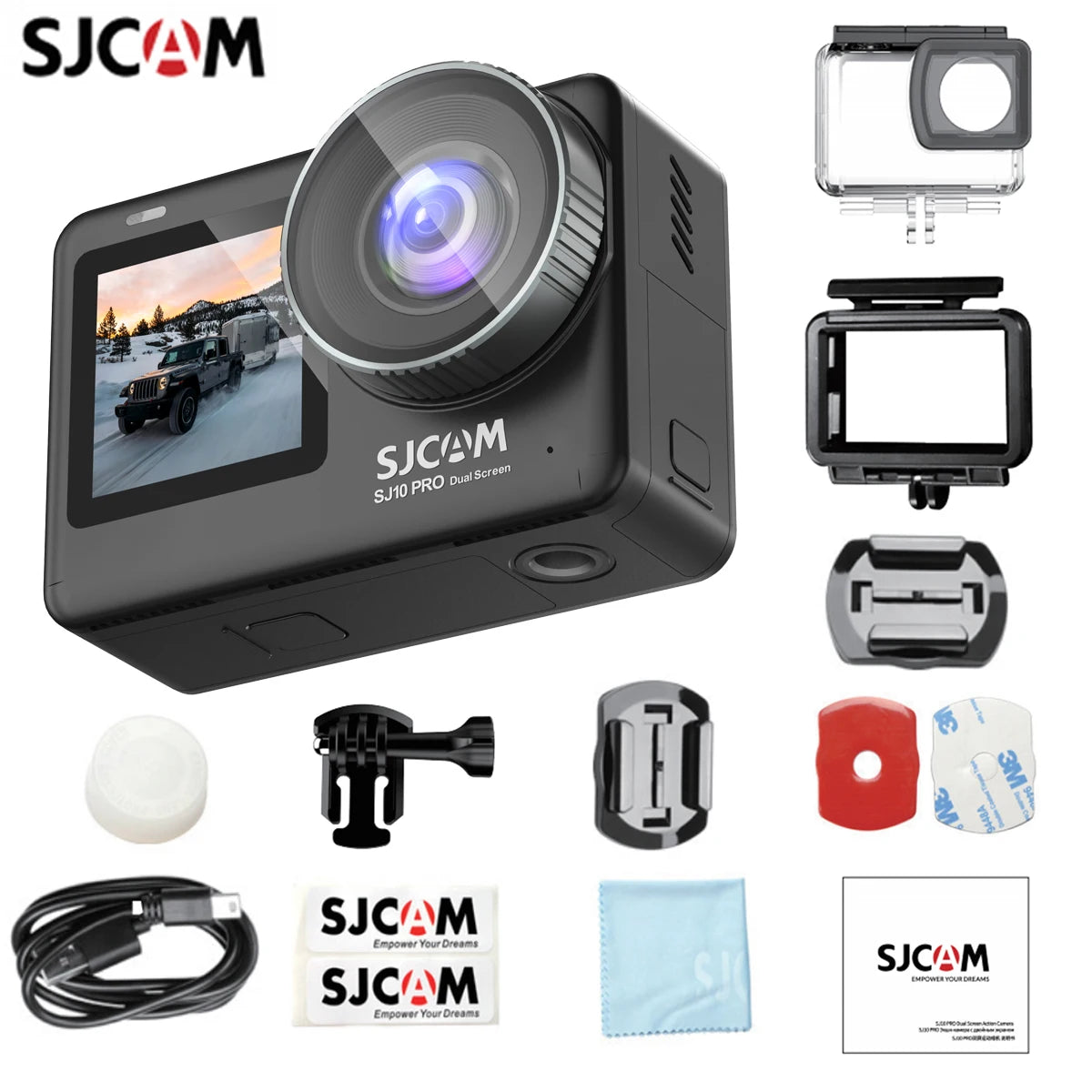 Caméra d’action 4K - SJCAM SJ10 Pro.