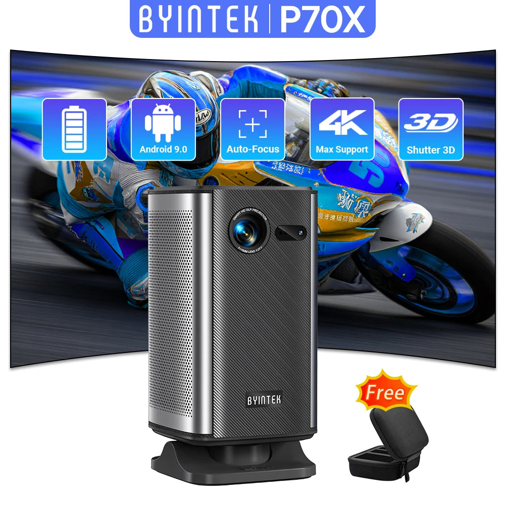 Mini Vidéoprojecteur Portable - BYINTEK P70X.