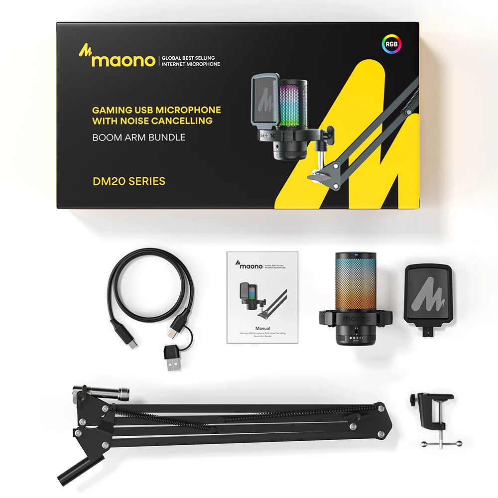 Microphone à Condensateur - MAONO DGM20S.