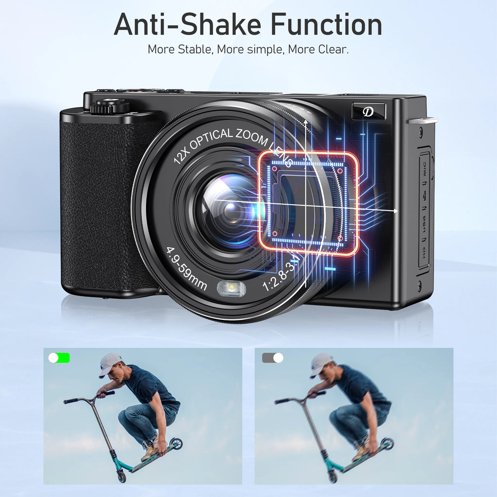 Appareil Photo Numérique 4K – Modèle SLR 64MP Générique.