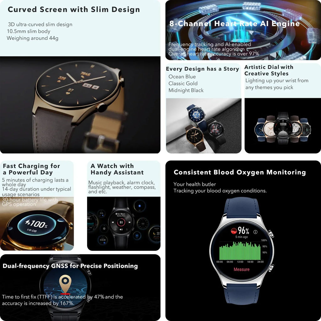 Montre connectée - HONOR Watch GS 3.