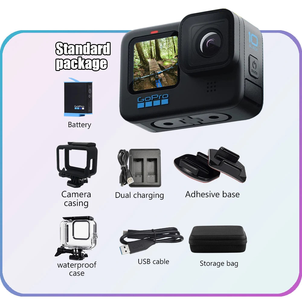 Caméra d’action 5.3K - GoPro HERO10 Black.
