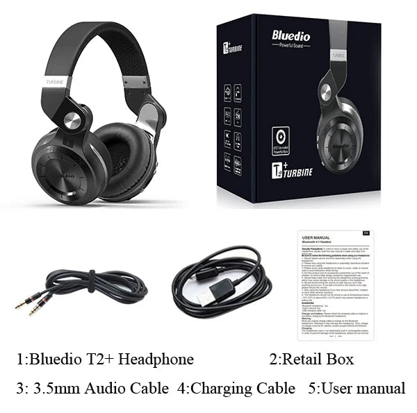Casque Bluetooth - Bluedio T2+.