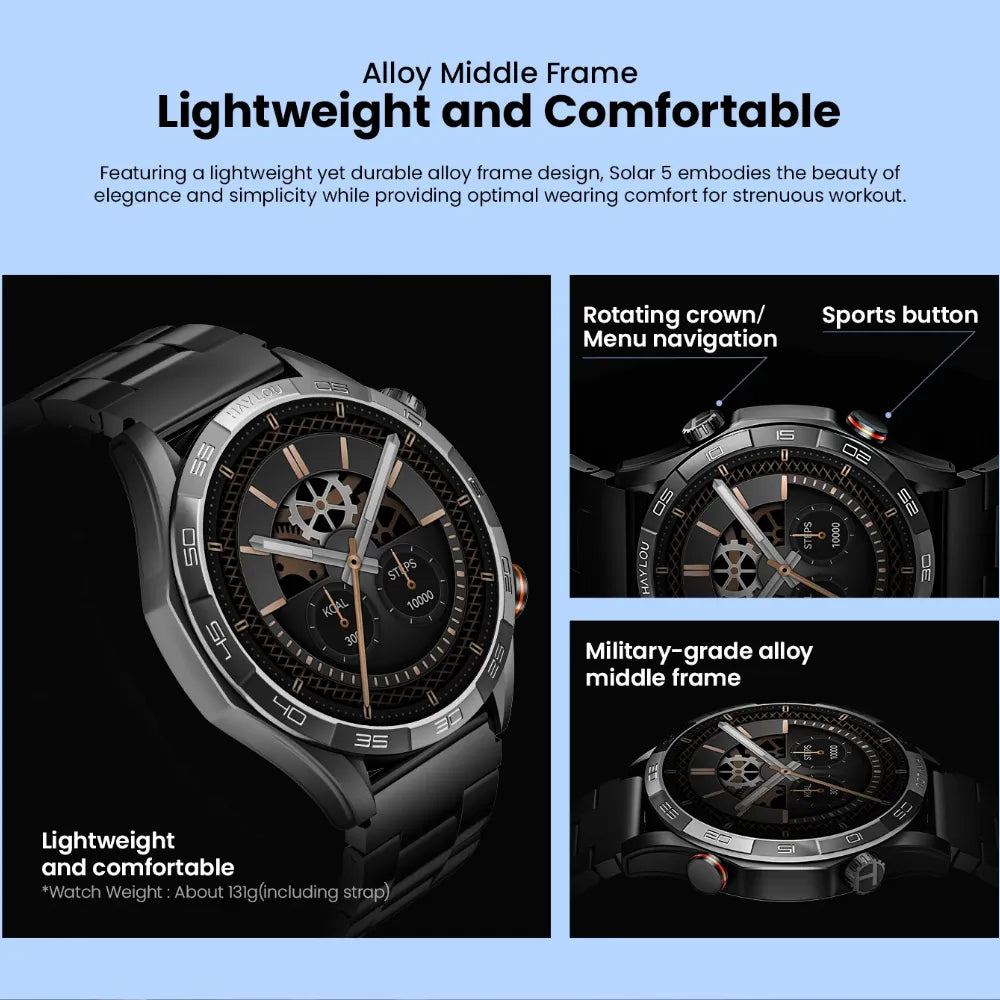 Montre connectée - HAYLOU Solar 5.