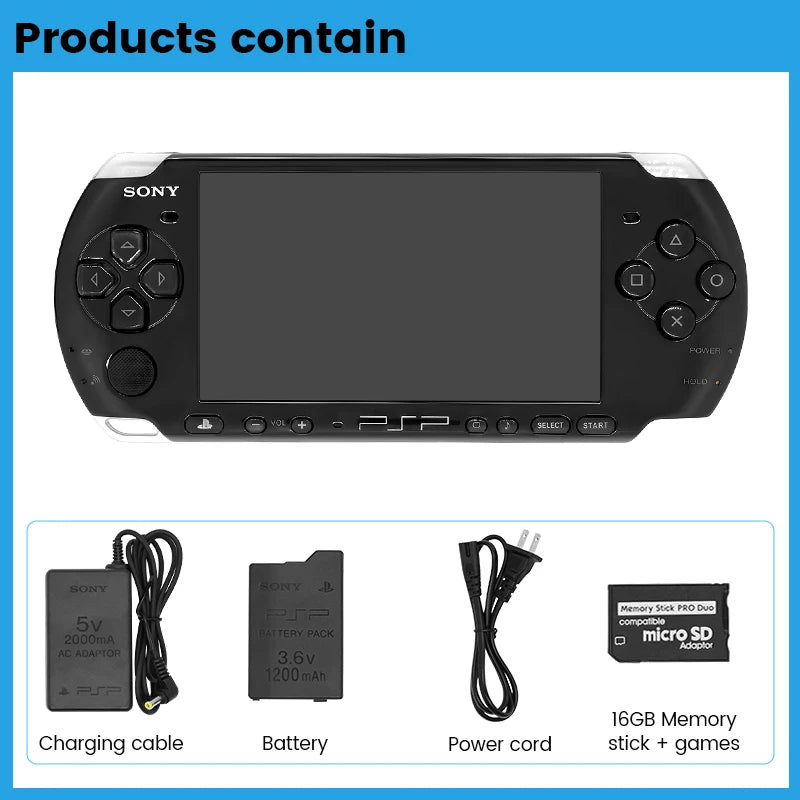 Console de jeu retro portable - Sony PSP 3000.
