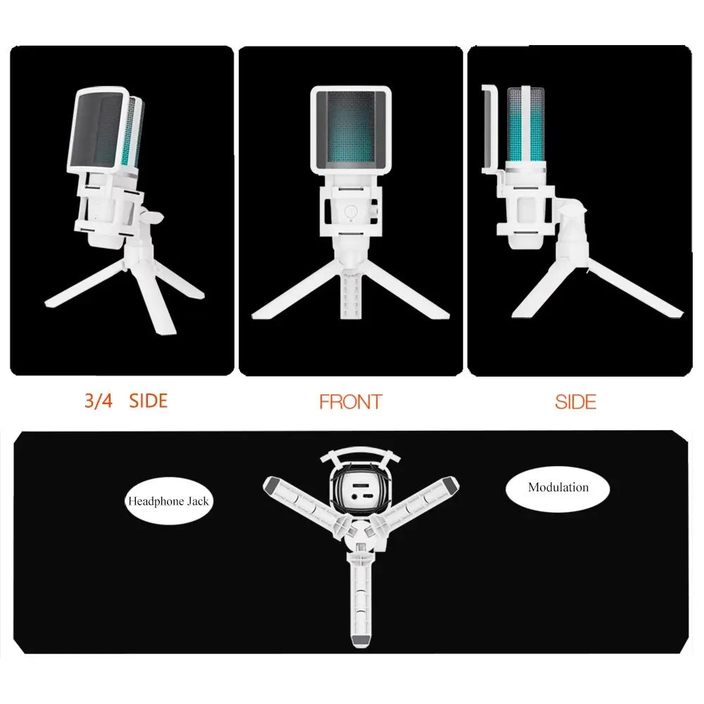 Microphone de Jeu à condensateur - ZEALSOUND.