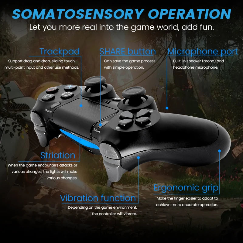 Manette sans fil pour PlayStation 4 - Sony DualShock 4.