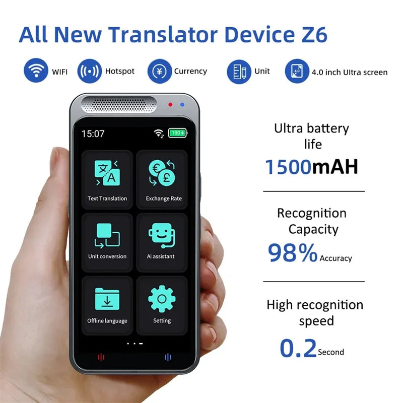 Traducteur Vocal Intelligent - VORMOR Z6.