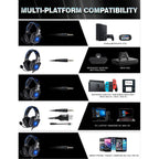 Casque Gaming RGB - RUNMUS K8.