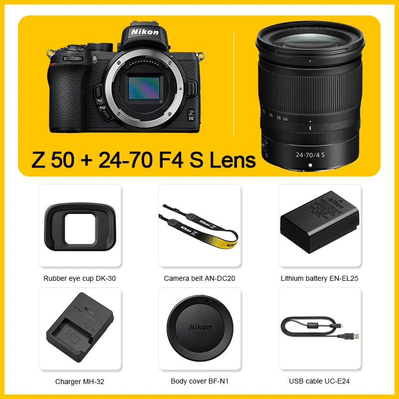 Appareil photo hybride APS-C 20,9 MP - Nikon Z50.