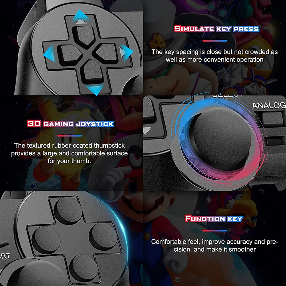 Manette filaire pour PlayStation 2 - Sony DualShock 2.