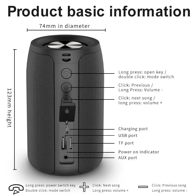 Haut-Parleur Bluetooth - SEALOT S32.