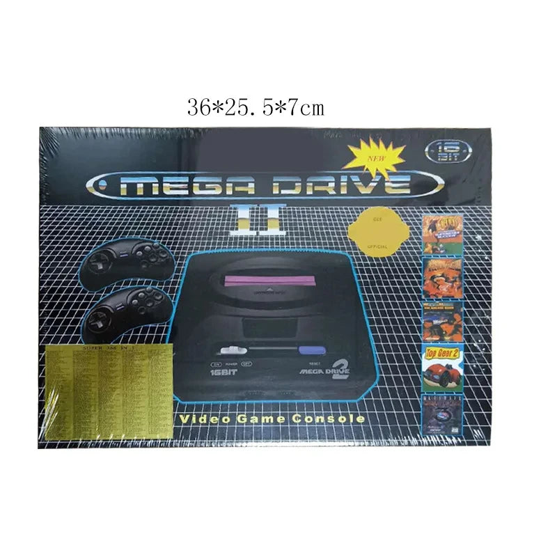 Console de jeu Rétro – Inspirée de la Sega Mega Drive 2.