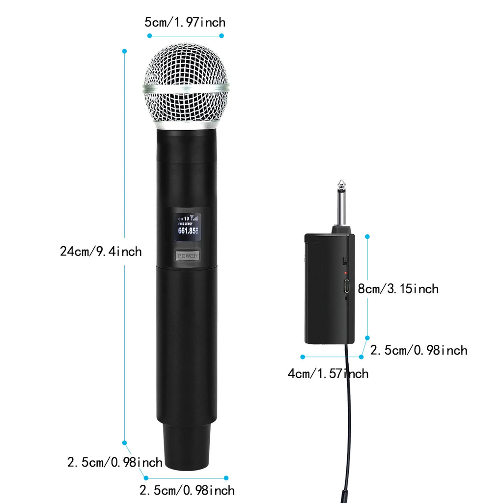 Microphone Sans Fil UHF - Haut-Parleur et Karaoké