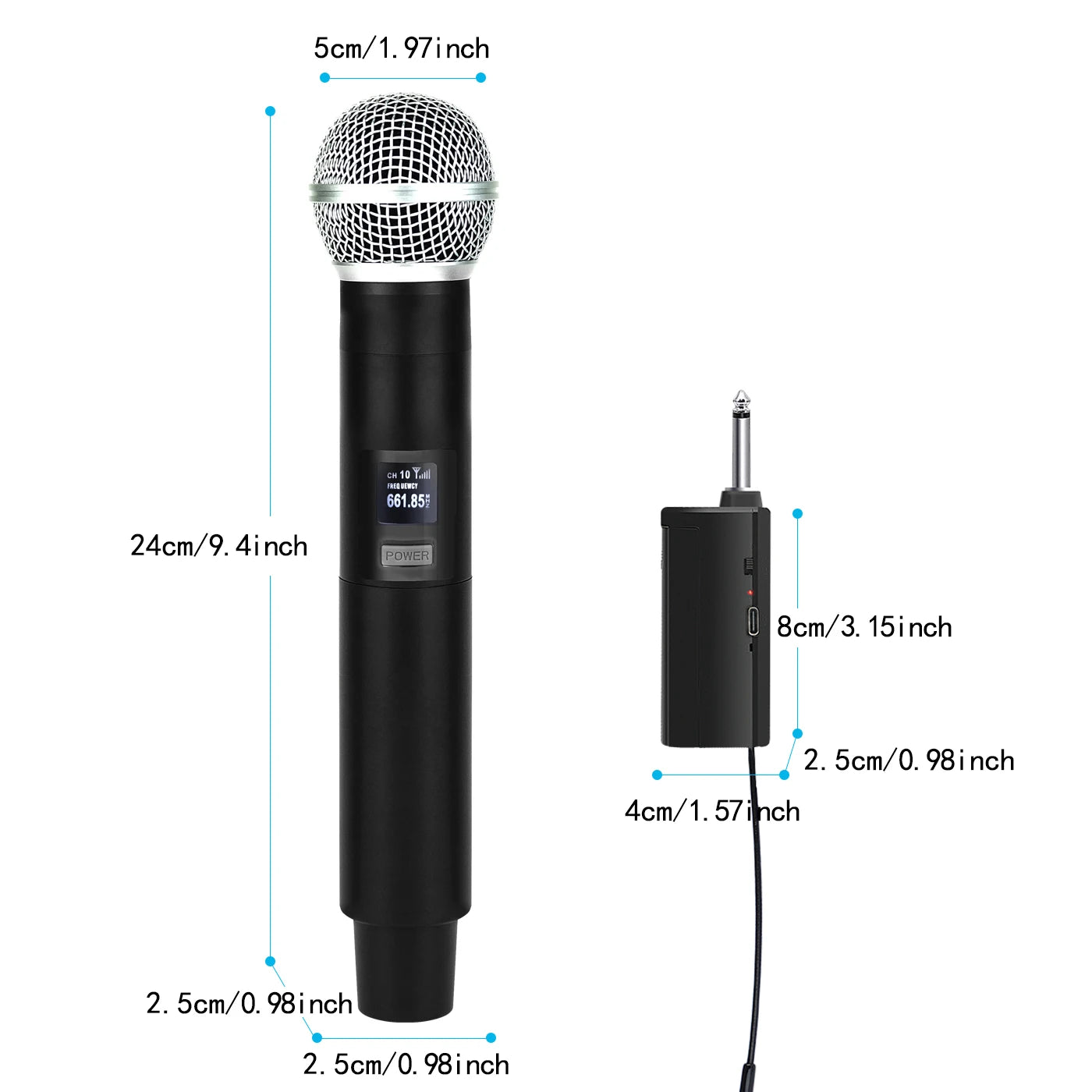 Microphone Sans Fil UHF - Haut-Parleur et Karaoké