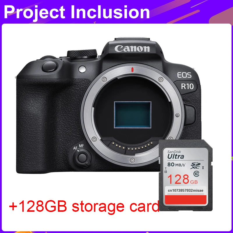 Appareil Photo Hybride APS-C 4K - Canon EOS R10.