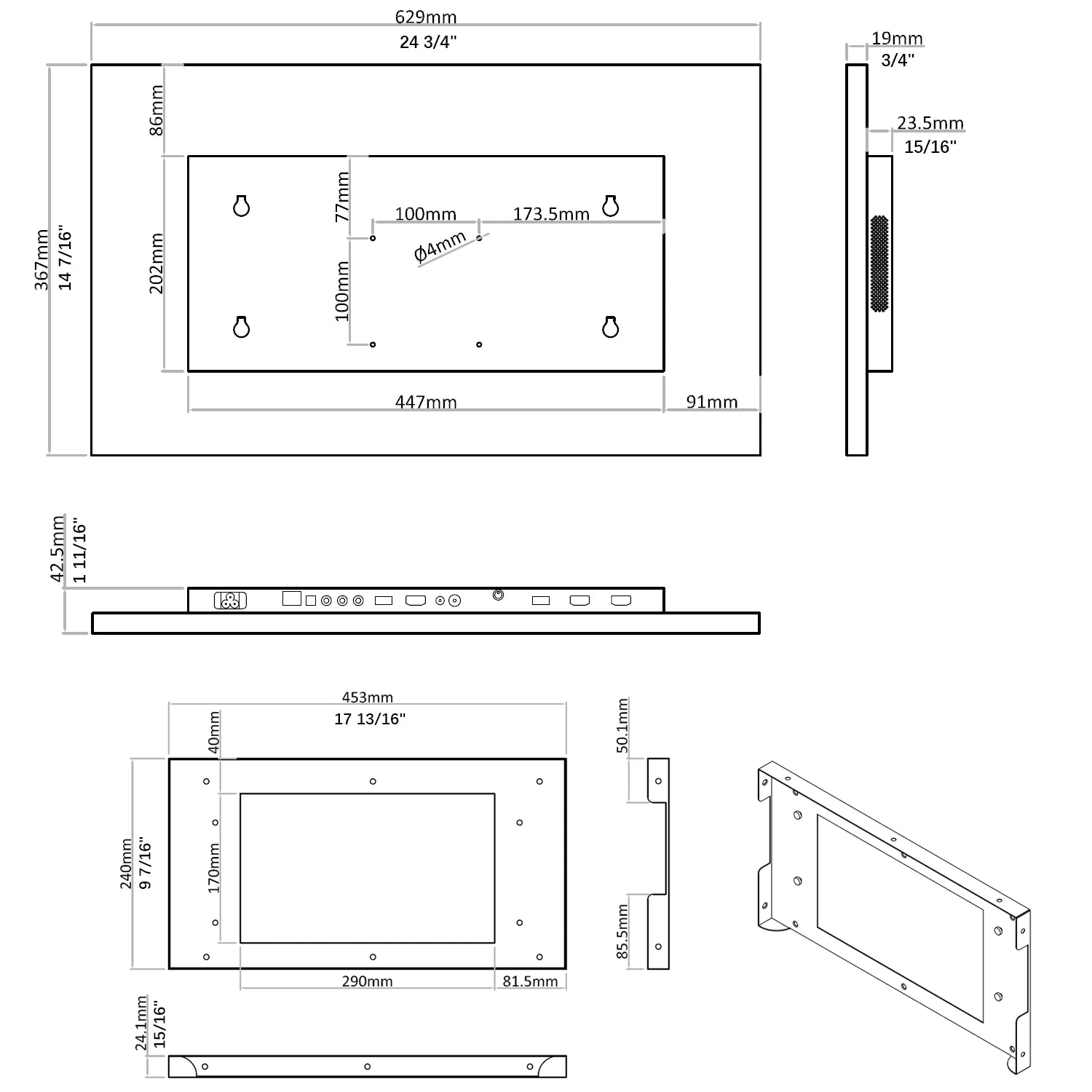 Téléviseur Miroir - Soulaca 27".