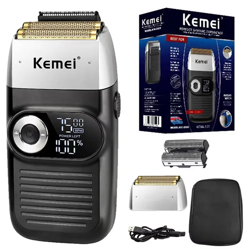 Rasoir électrique pour homme - Kemei KM-2026.