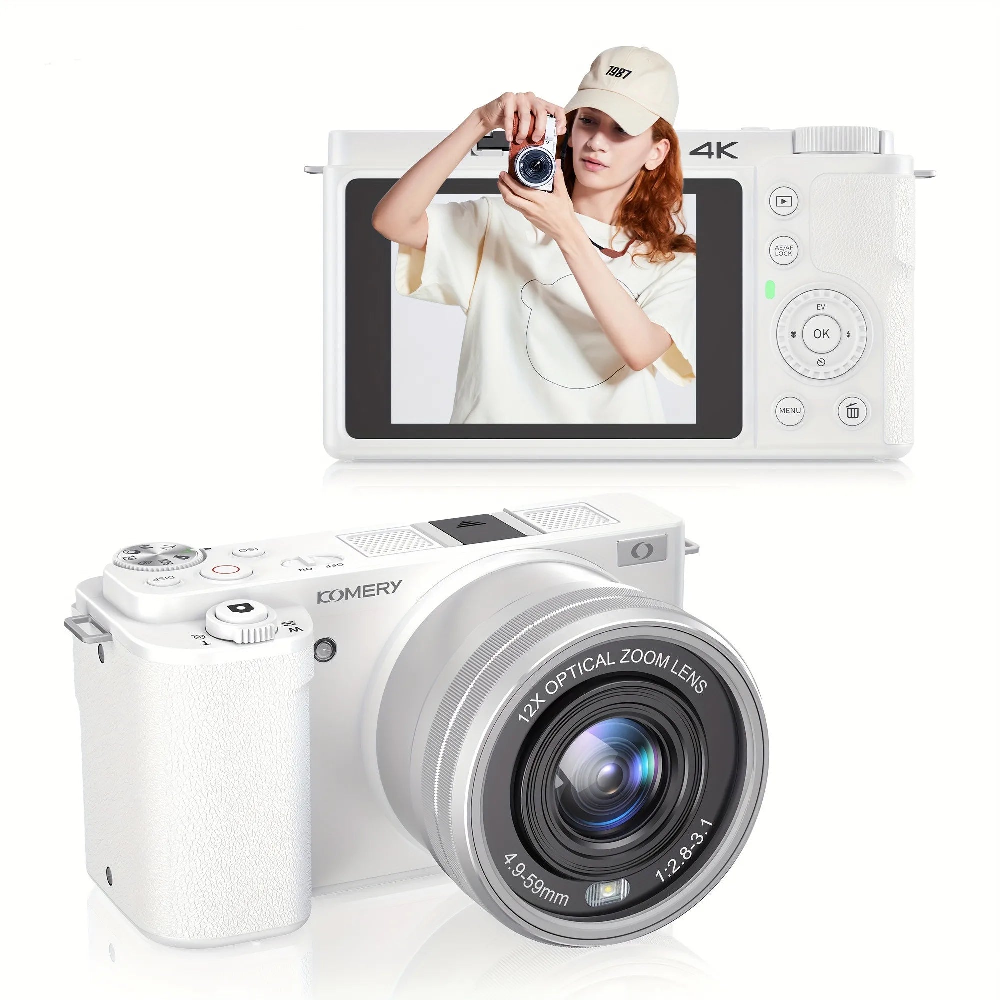 Appareil Photo Numérique 4K – Modèle SLR 64MP Générique.