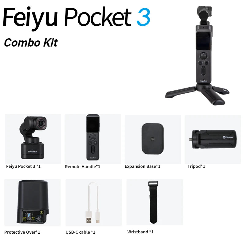 Caméra vidéo stabilisée 4K60 - FeiyuTech Feiyu Pocket 3.