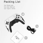 Manette de jeu sans fil compatible avec PS4 / PS3 / PC.