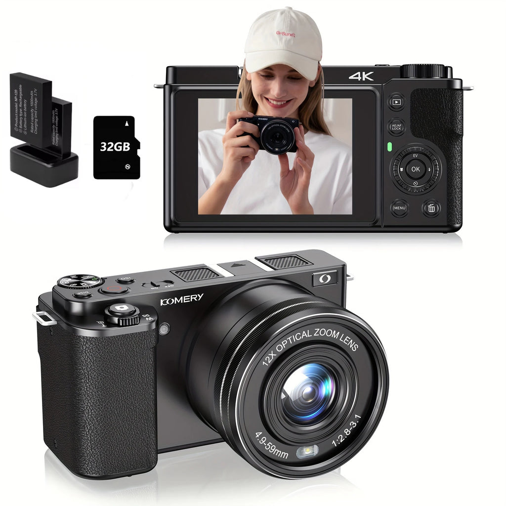 Appareil Photo Numérique 4K – Modèle SLR 64MP Générique.