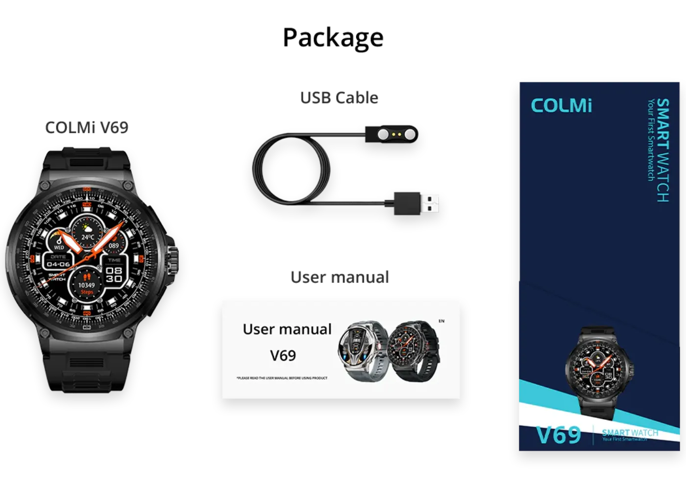 Montre connectée - COLMI V65.