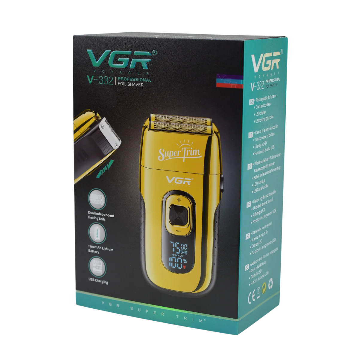 Rasoir électrique pour homme - VGR-332.