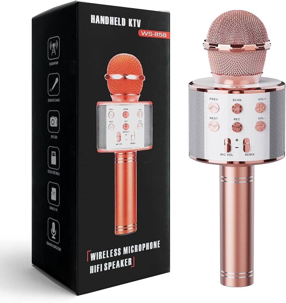 Microphone de karaoké sans fil - VVS-858.