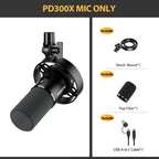 Microphone Dynamique Cardioïde - Maono PD300X.