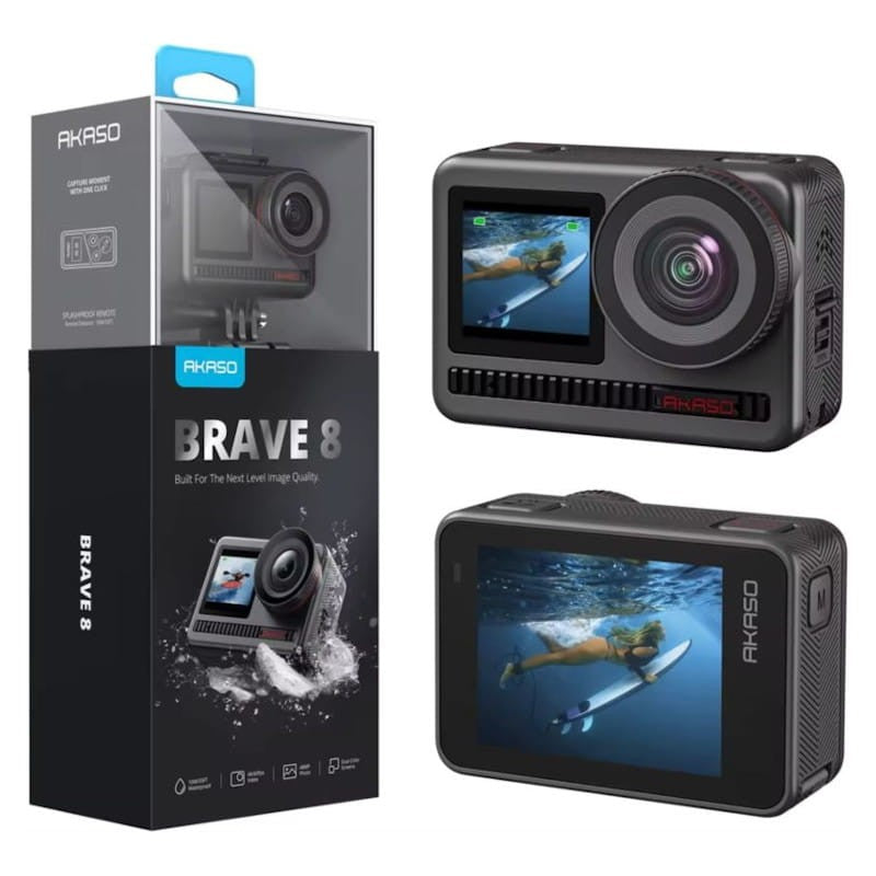 Caméra d’action 4K/60fps - Akaso Brave 8 Lite.