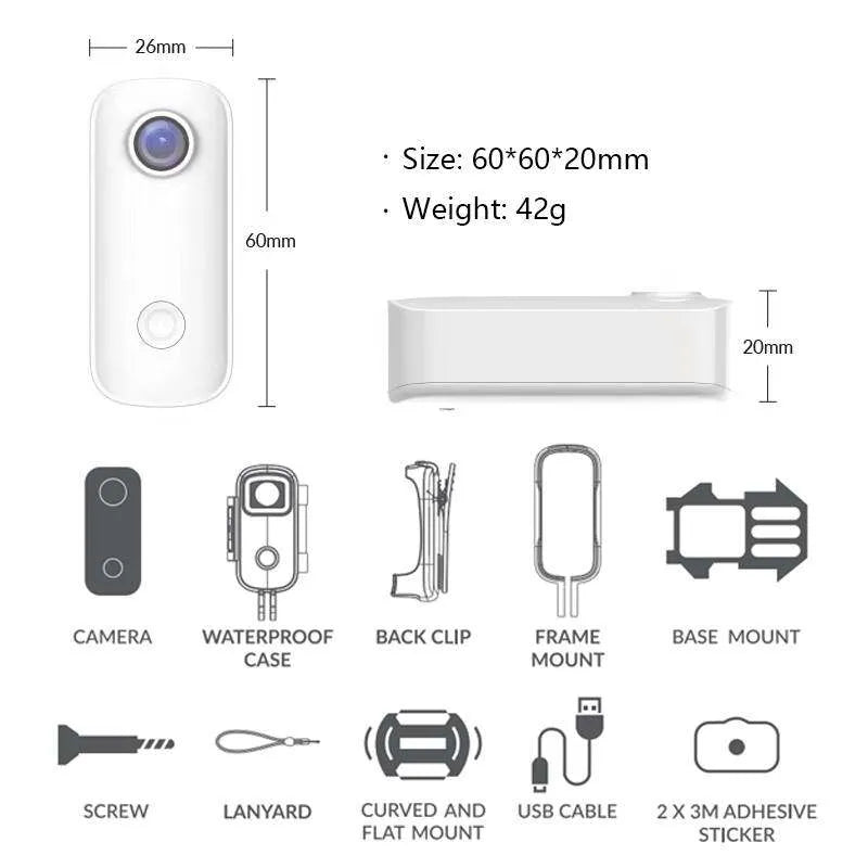 Caméra d’action 4K - SJCAM C100 Plus.