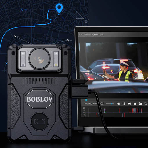 Caméra Corporelle 4K - BOBLOV M7 Pro.