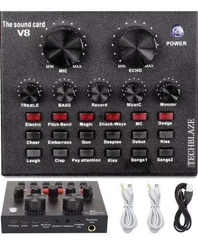 Carte son de mixage - V8.